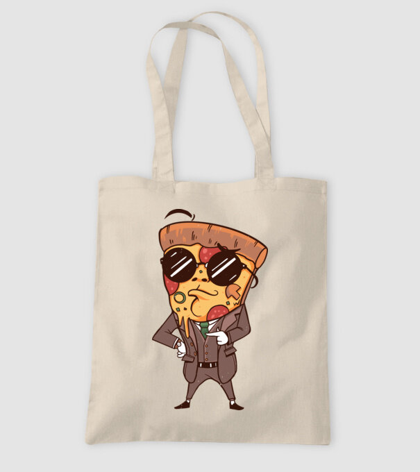 Agent de pizza în Costum model nisipiu pe tricou