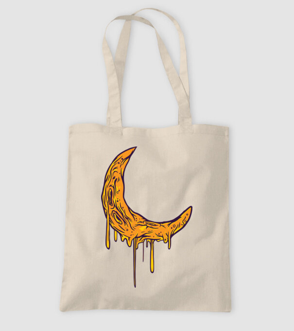 Luna topindu-se model nisipiu pe tricou