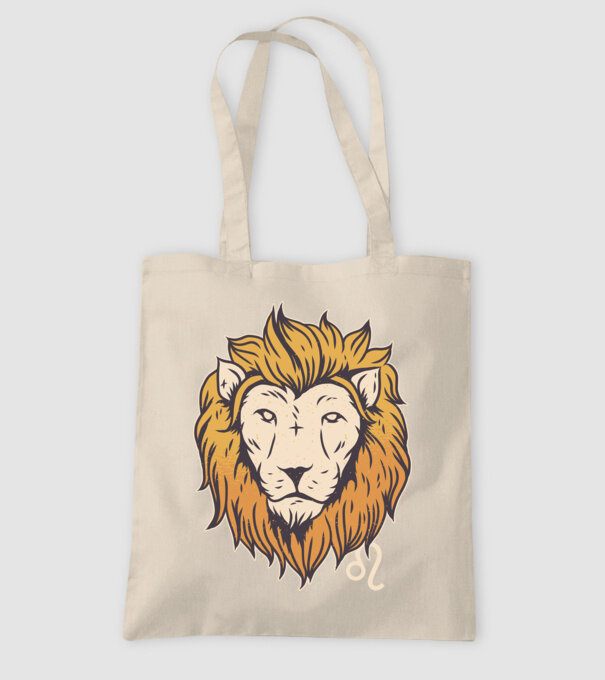 Lion head Horoscope model nisipiu pe tricou