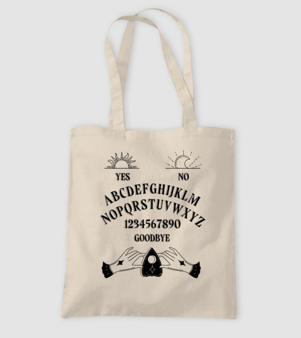 Motiv Ouija model nisipiu pe tricou