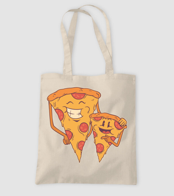 Familie Pizza model nisipiu pe tricou