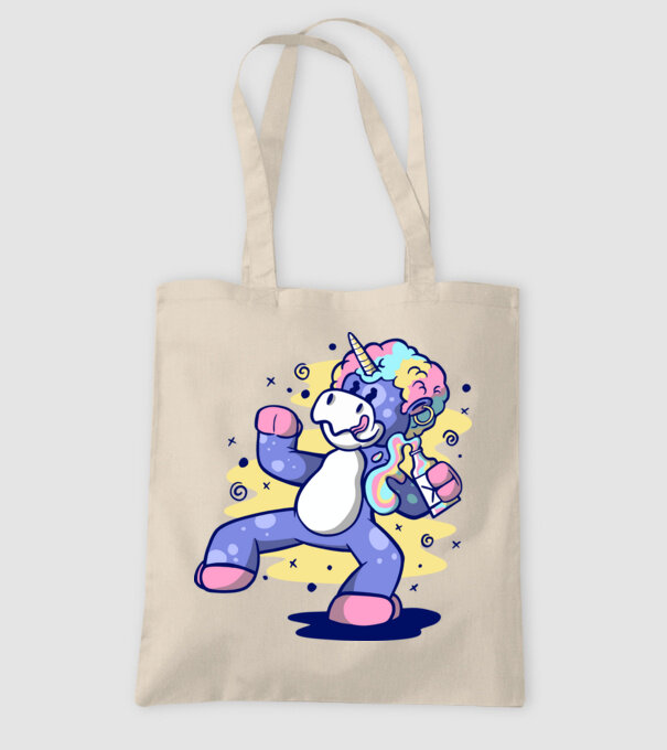 Unicorn beat model nisipiu pe tricou