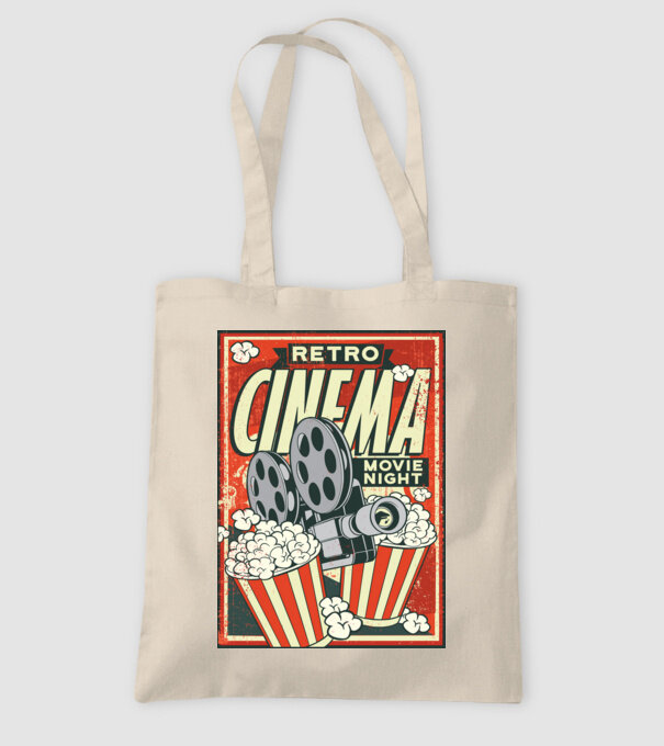 Afiș cinema retro model nisipiu pe tricou
