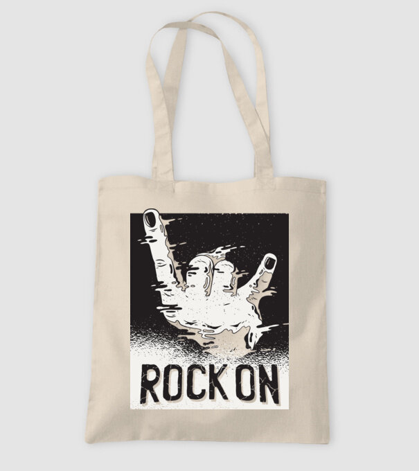 Rock On model nisipiu pe tricou