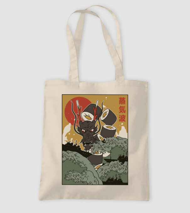 Dragon Sushi model nisipiu pe tricou