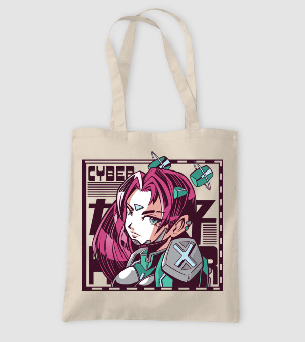 Anime fată Sci-fi model nisipiu pe tricou