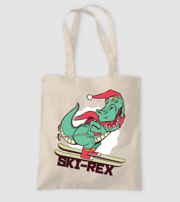 Ski Rex model nisipiu pe tricou