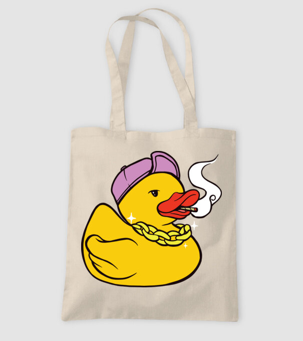 rățușcă de cauciuc Smoker model nisipiu pe tricou