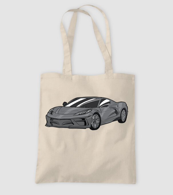 Mașină sport model nisipiu pe tricou