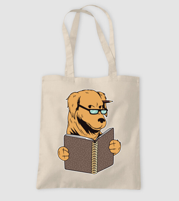 Câine Studiind model nisipiu pe tricou
