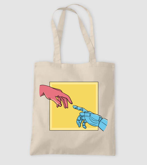 Robot creație model nisipiu pe tricou