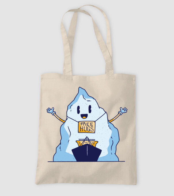 Titanic Iceberg Free Hugs model nisipiu pe tricou