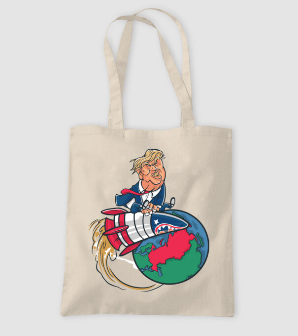Trump bombă model nisipiu pe tricou
