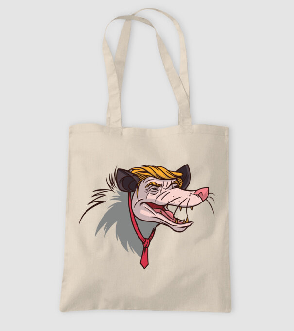 Trump Opossum model nisipiu pe tricou