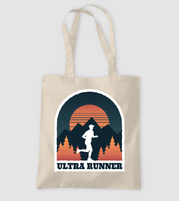 Ultra Runner Tricou alergare model nisipiu pe tricou