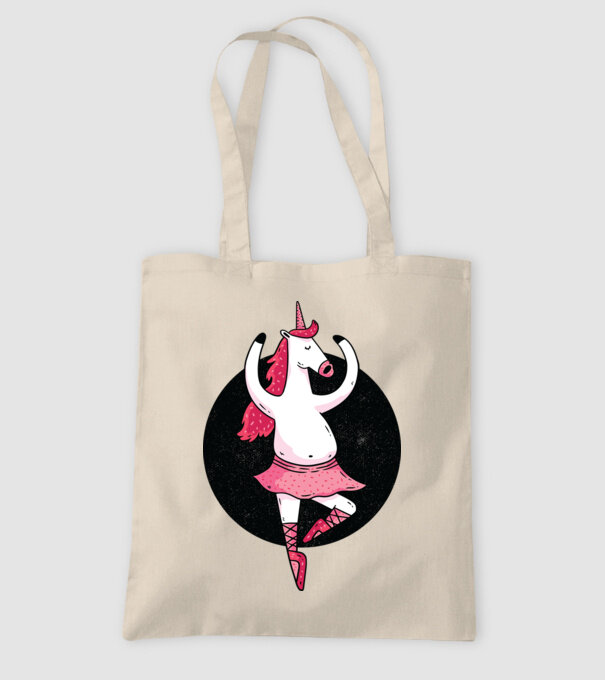 Unicorn Balet model nisipiu pe tricou
