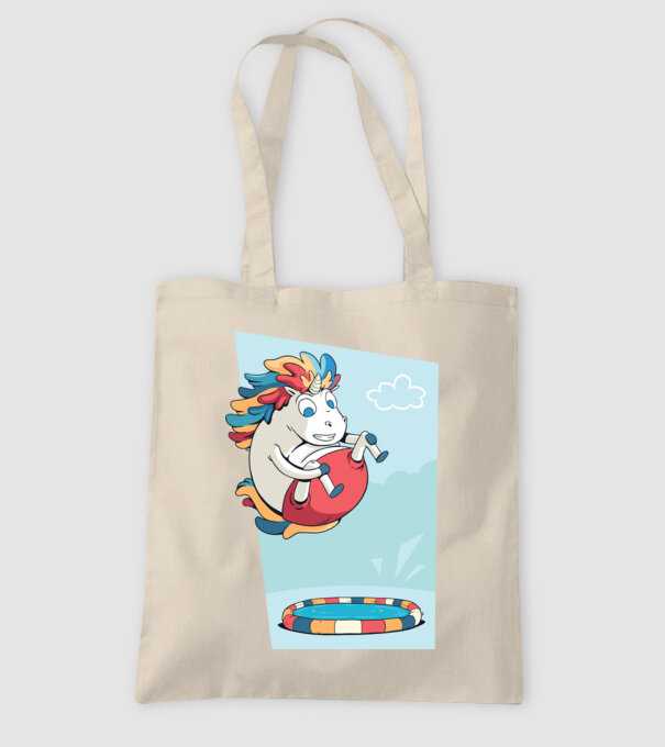 Bombă Unicorn model nisipiu pe tricou