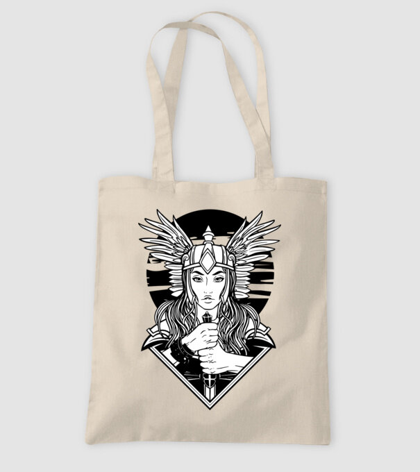 Zeița Valkyrie model nisipiu pe tricou