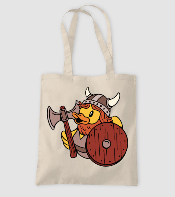 Rățușcă de cauciuc Viking model nisipiu pe tricou