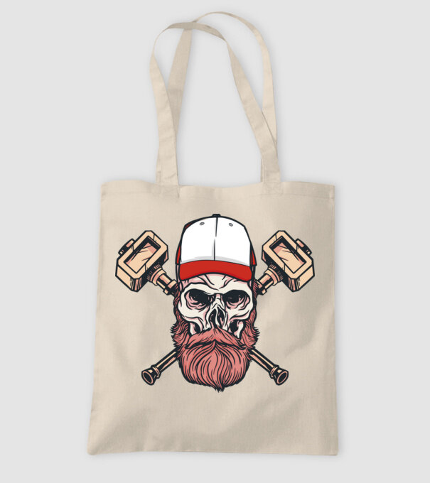 Craniu Viking model nisipiu pe tricou