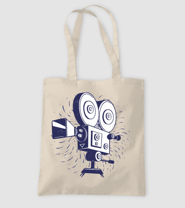 Camera video retro Vintage model nisipiu pe tricou