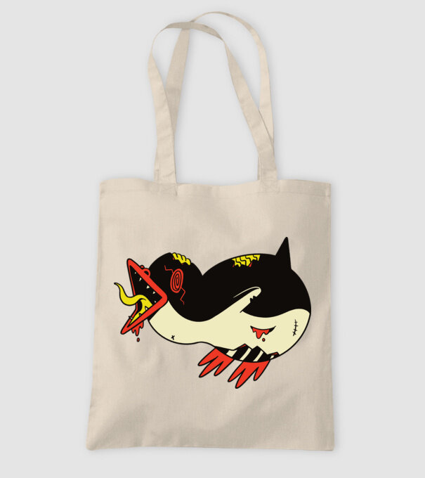 Pinguin Zombie model nisipiu pe tricou