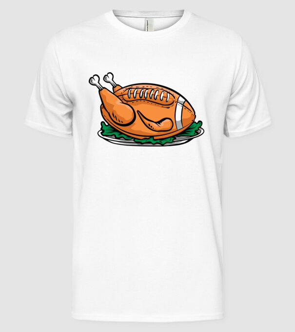 Fotbal american Curcan model alb pe tricou