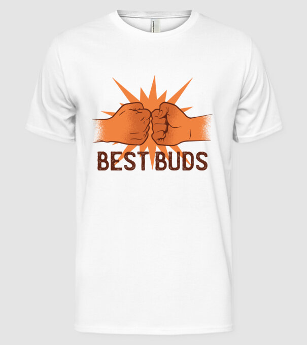 Cei mai buni prieteni model alb pe tricou