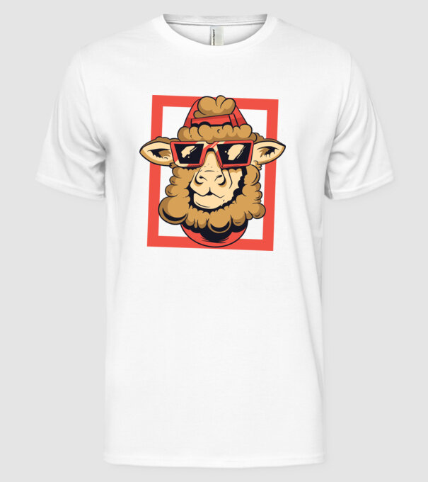 Miel cool model alb pe tricou