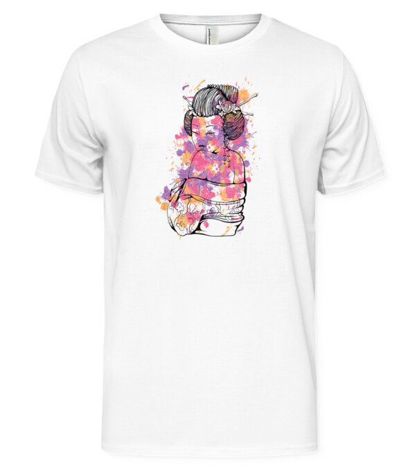  model  pe tricou