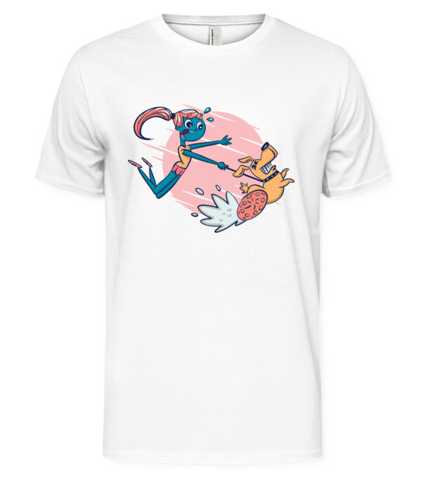  model  pe tricou