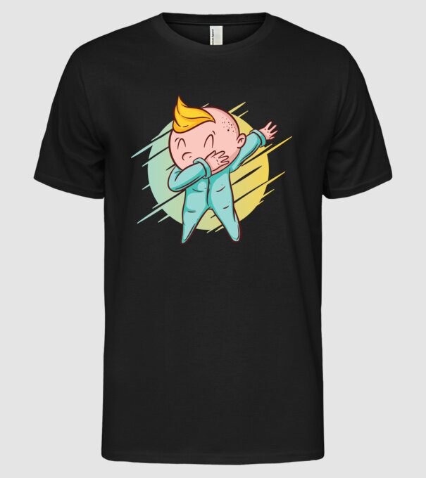 Bebe DAB model negru pe tricou