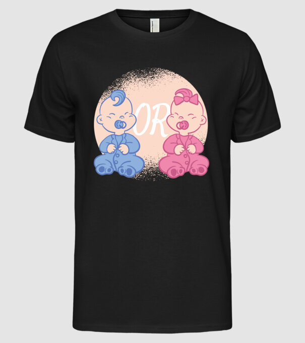 Băiat sau fată model negru pe tricou