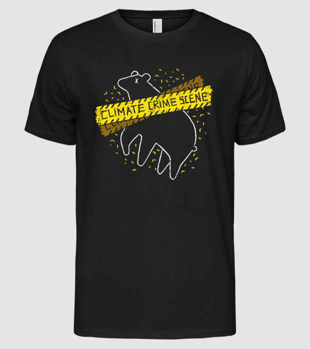 Încălzire globală studiul locației model negru pe tricou