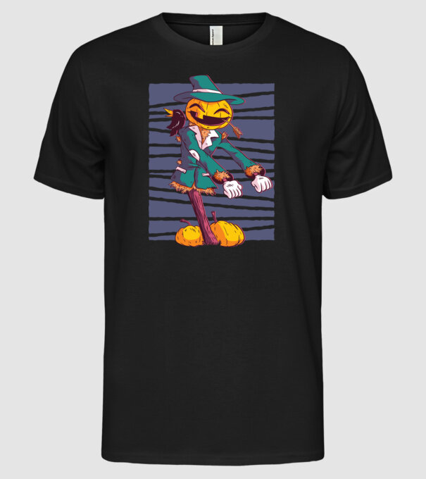 Sperietoare Halloween model negru pe tricou