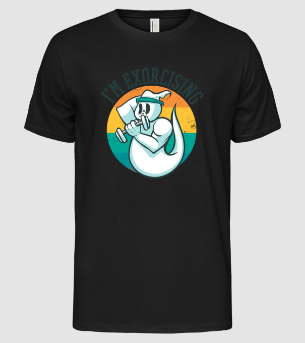 Antrenament Fantomă (Spirit?) model negru pe tricou