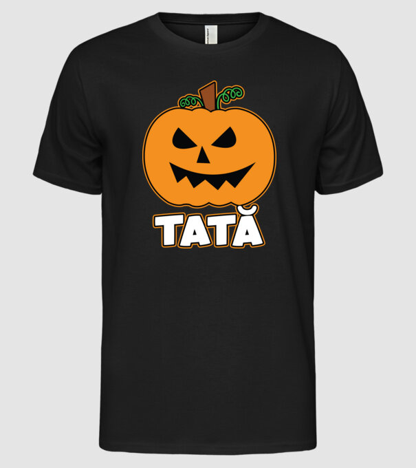 tată model negru pe tricou