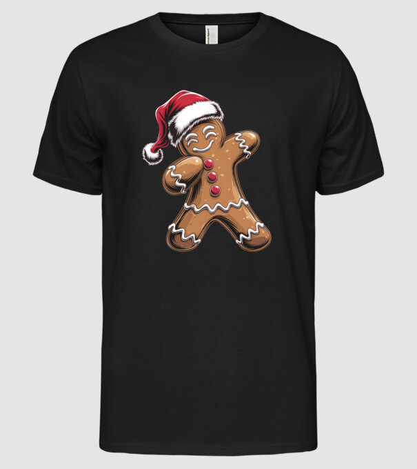Turtă dulce dab model negru pe tricou