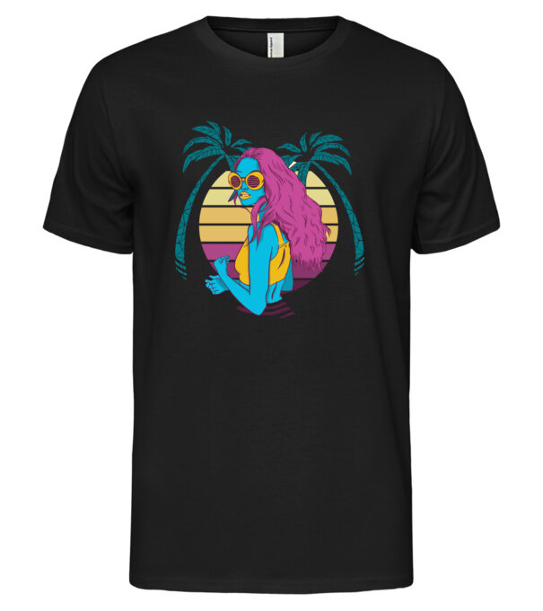  model  pe tricou