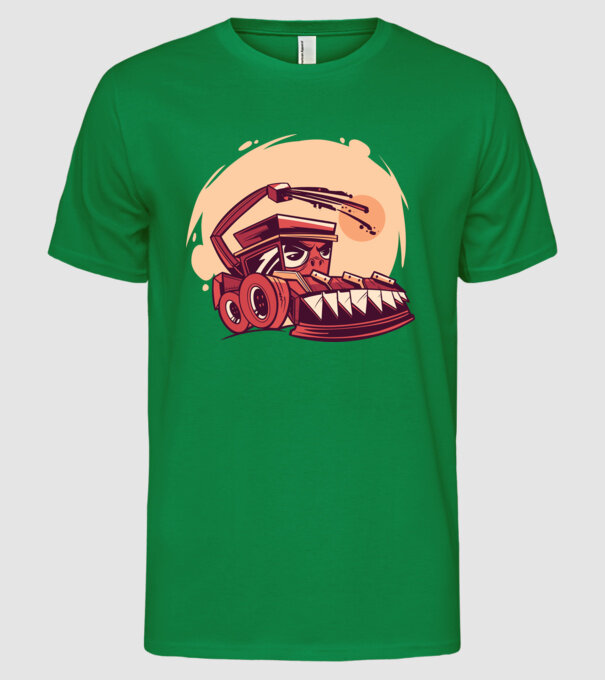 Secerătoare model verde pe tricou