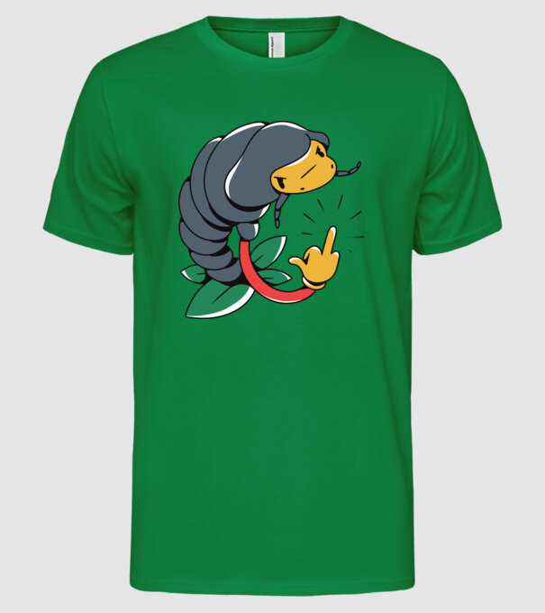 Izopodă model verde pe tricou