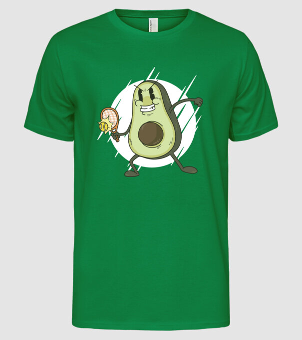 Tenis Avocado model verde pe tricou