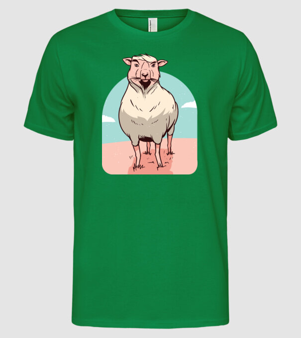 Miel Șobolan model verde pe tricou
