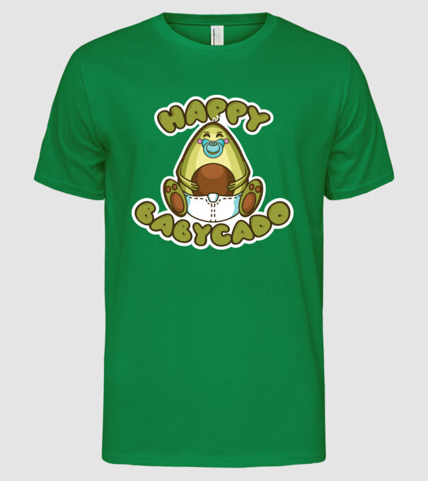 Avocado bebe model verde pe tricou
