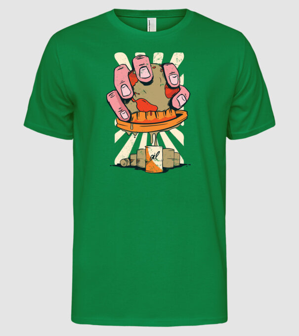 Epuizarea Pământului model verde pe tricou