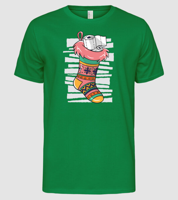 Christmas Gift 2020 model verde pe tricou