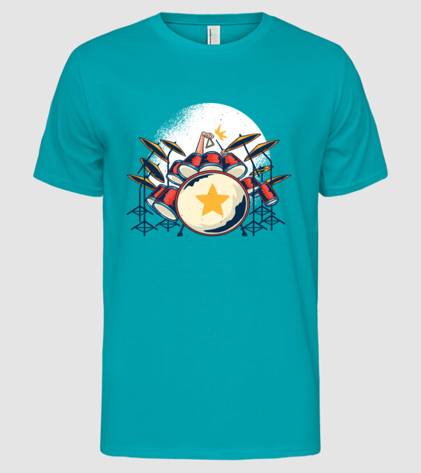 Kit de tobe model turcoaz pe tricou