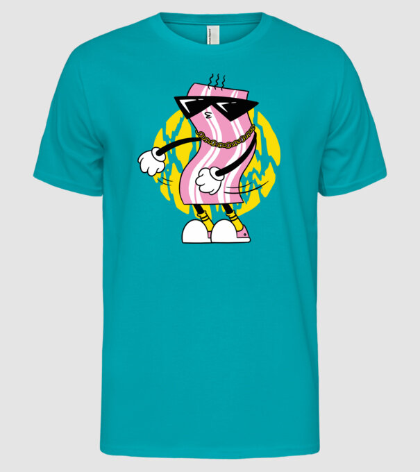 Șuncă DAB model turcoaz pe tricou