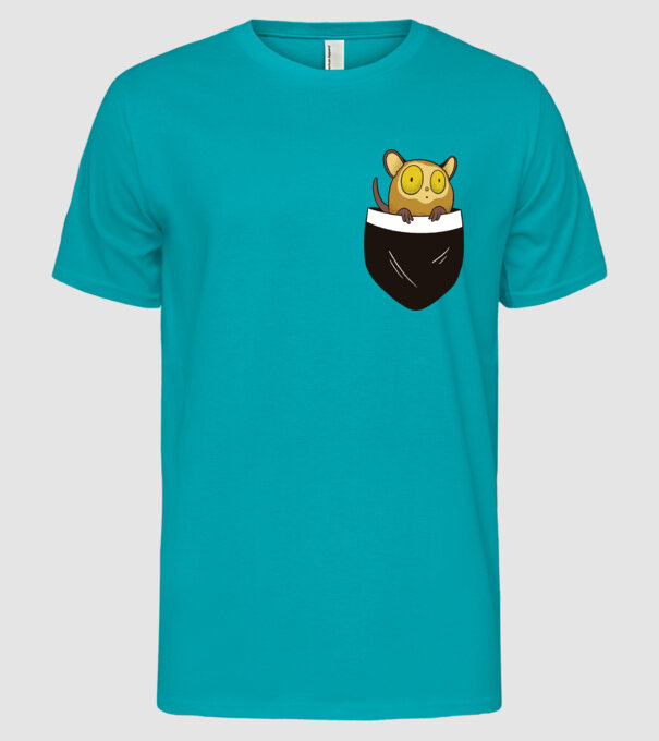 Maki de buzunar model turcoaz pe tricou