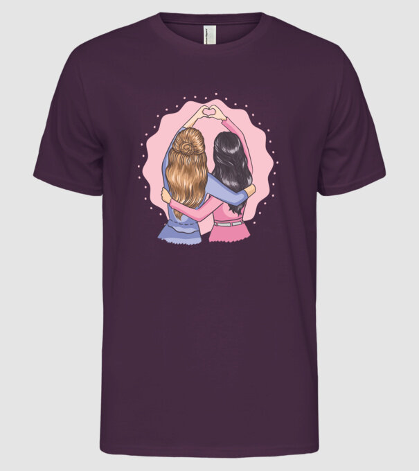 Best Friends Forever - Cele mai bune prietene model mov pe tricou